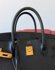 Hermès Birkin 40 In Black Box Calf (1997)