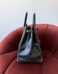 Hermès Birkin 40 In Black Box Calf (1997)