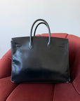 Hermès Birkin 40 In Black Box Calf (1997)