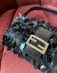 Fendi Vintage Beaded Paillette Baguette