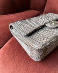 Chanel Medium Classic Double Flap In Espresso Python (2011)