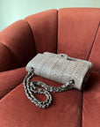 Chanel Medium Classic Double Flap In Espresso Python (2011)