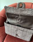 Chanel Medium Classic Double Flap In Espresso Python (2011)