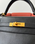 Hermès Kelly 32 In Black Ardennes (2001)