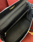 Hermès Kelly 32 In Black Ardennes (2001)