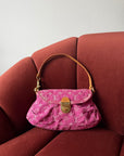 Louis Vuitton Pink Denim Monogram Pleaty (2006)