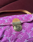 Louis Vuitton Pink Denim Monogram Pleaty (2006)