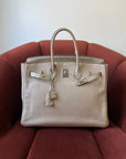 Hermès Birkin 35 In Gris Tourterelle Fjord (2008)