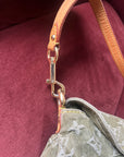 Louis Vuitton Green Denim Monogram Pleaty (2006)