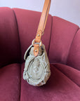 Louis Vuitton Green Denim Monogram Pleaty (2006)