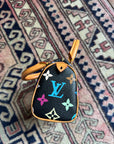Louis Vuitton x Takashi Murakami Vintage Black Multicolour Nano Speedy (2003)