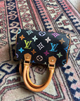 Louis Vuitton x Takashi Murakami Vintage Black Multicolour Nano Speedy (2003)