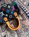 Louis Vuitton x Takashi Murakami Vintage Black Multicolour Nano Speedy (2003)