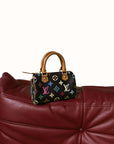 Louis Vuitton x Takashi Murakami Vintage Black Multicolour Nano Speedy (2003)