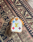 Louis Vuitton x Takashi Murakami Vintage White Multicolour Nano Speedy (2004)