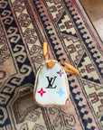 Louis Vuitton x Takashi Murakami Vintage White Multicolour Nano Speedy (2004)