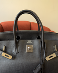 Hermès Birkin 40 In Blue Indigo Togo (2011)