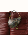 Vintage Dior Camouflage Saddle Bag