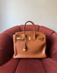 Hermès Birkin 35 In Fauve Barenia (2018)
