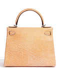 Hermès Dalmatian Kelly 28 In Orange Buffalo Skipper Leather (2002)