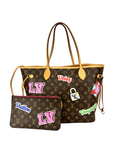 Louis Vuitton Limited Edition Patches Neverfull MM