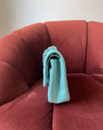 Chanel Medium Classic Double Flap In Tiffany Blue Lambskin (2019)