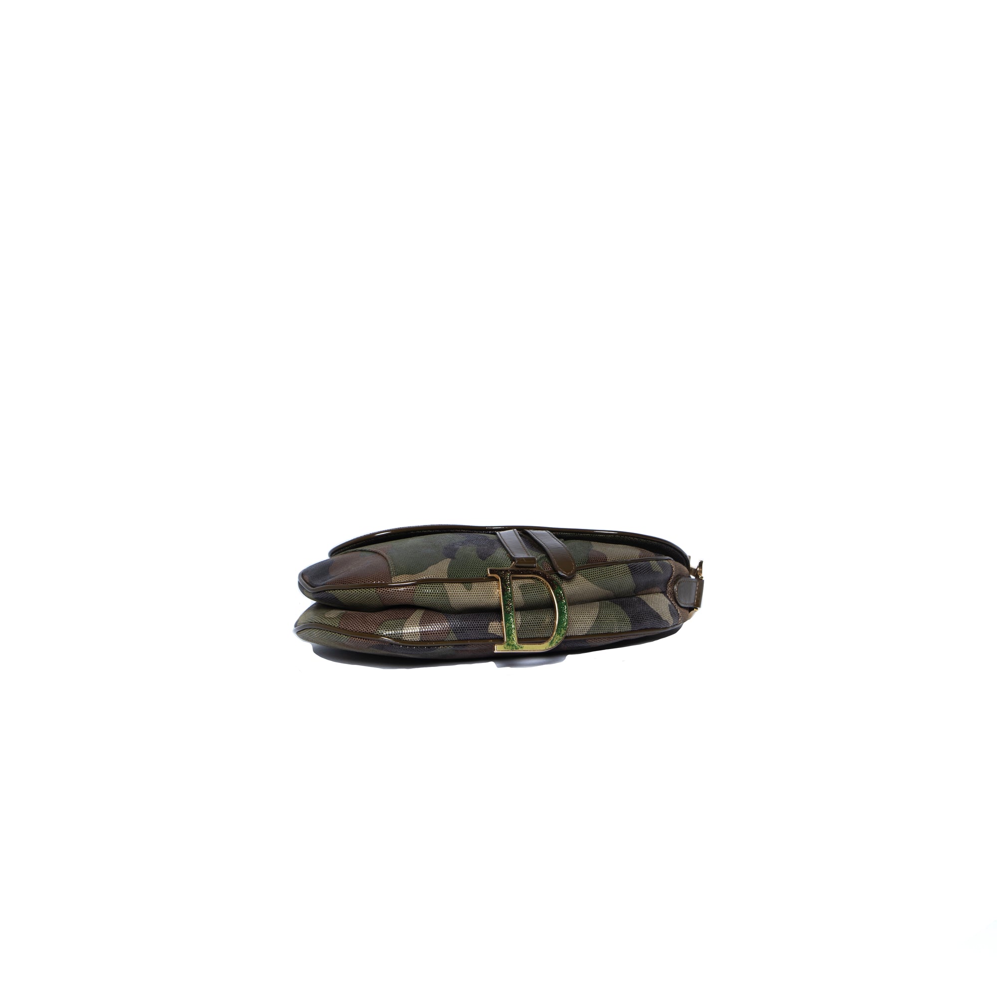 Vintage Dior Camouflage Saddle Bag