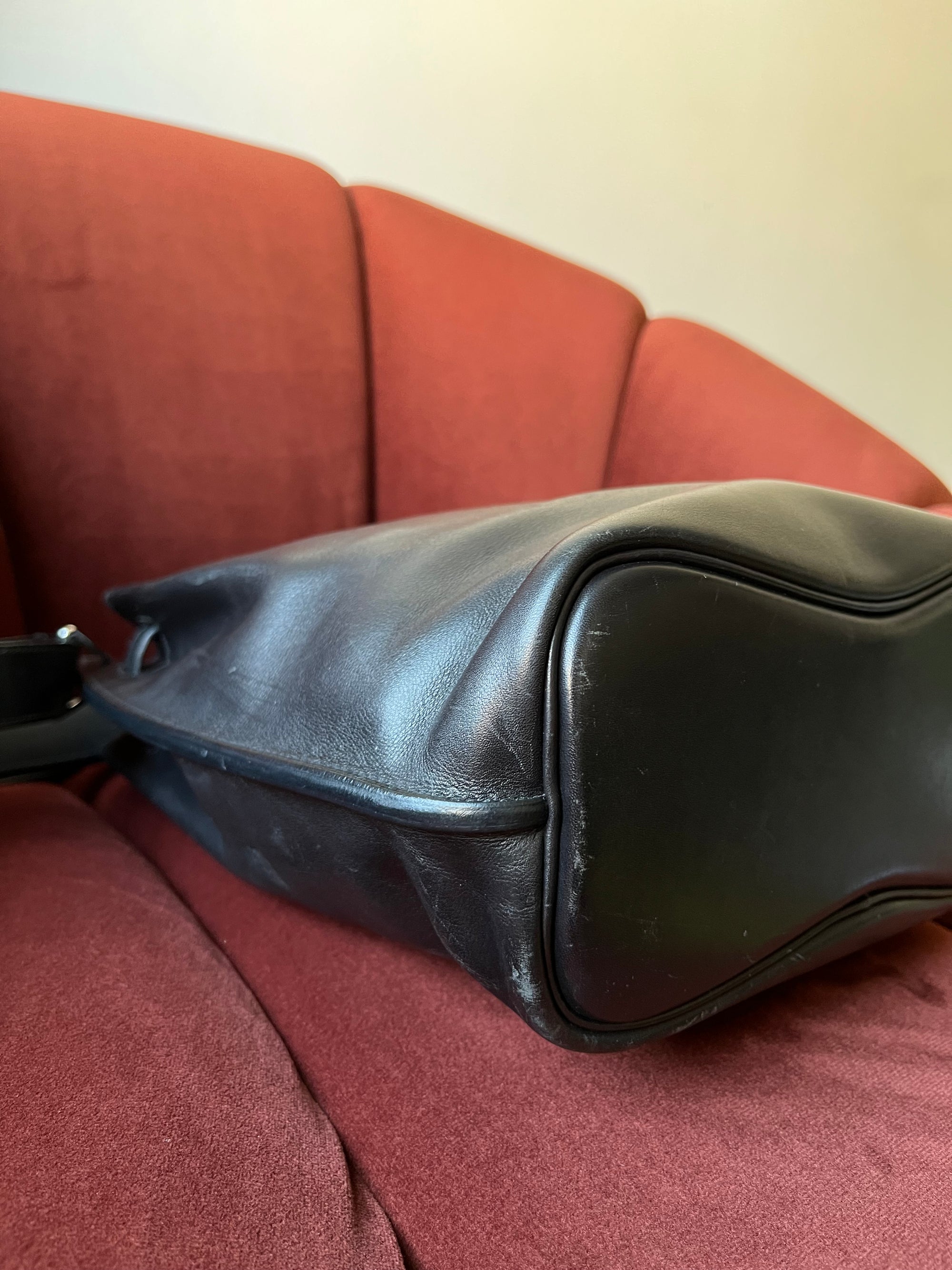 Hermès So Kelly 22 In Black Evercalf (2010)