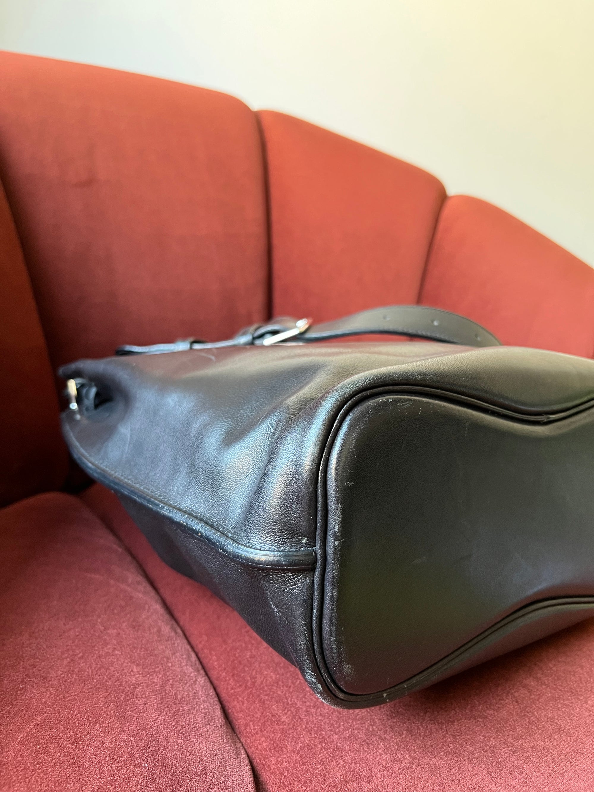 Hermès So Kelly 22 In Black Evercalf (2010)