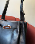 Hermès So Kelly 22 In Black Evercalf (2010)