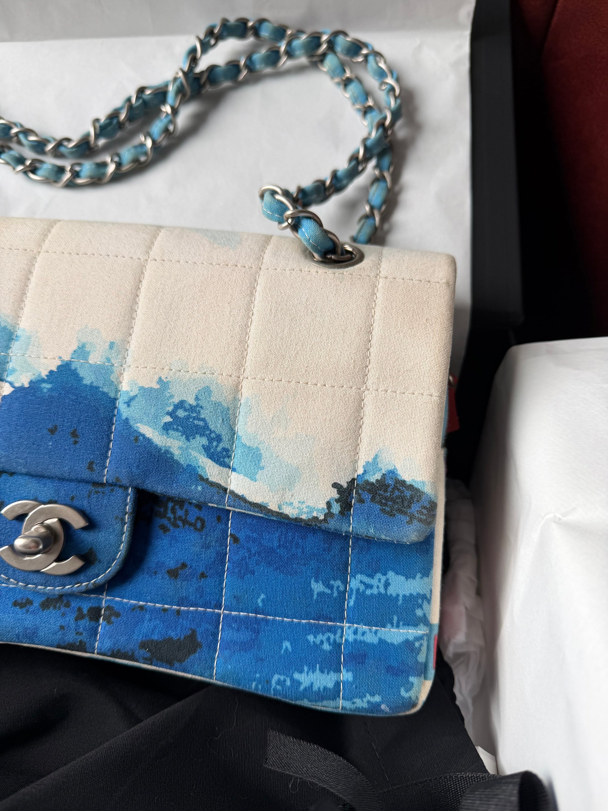 Chanel CC Beach Surf Line Flap (2002)