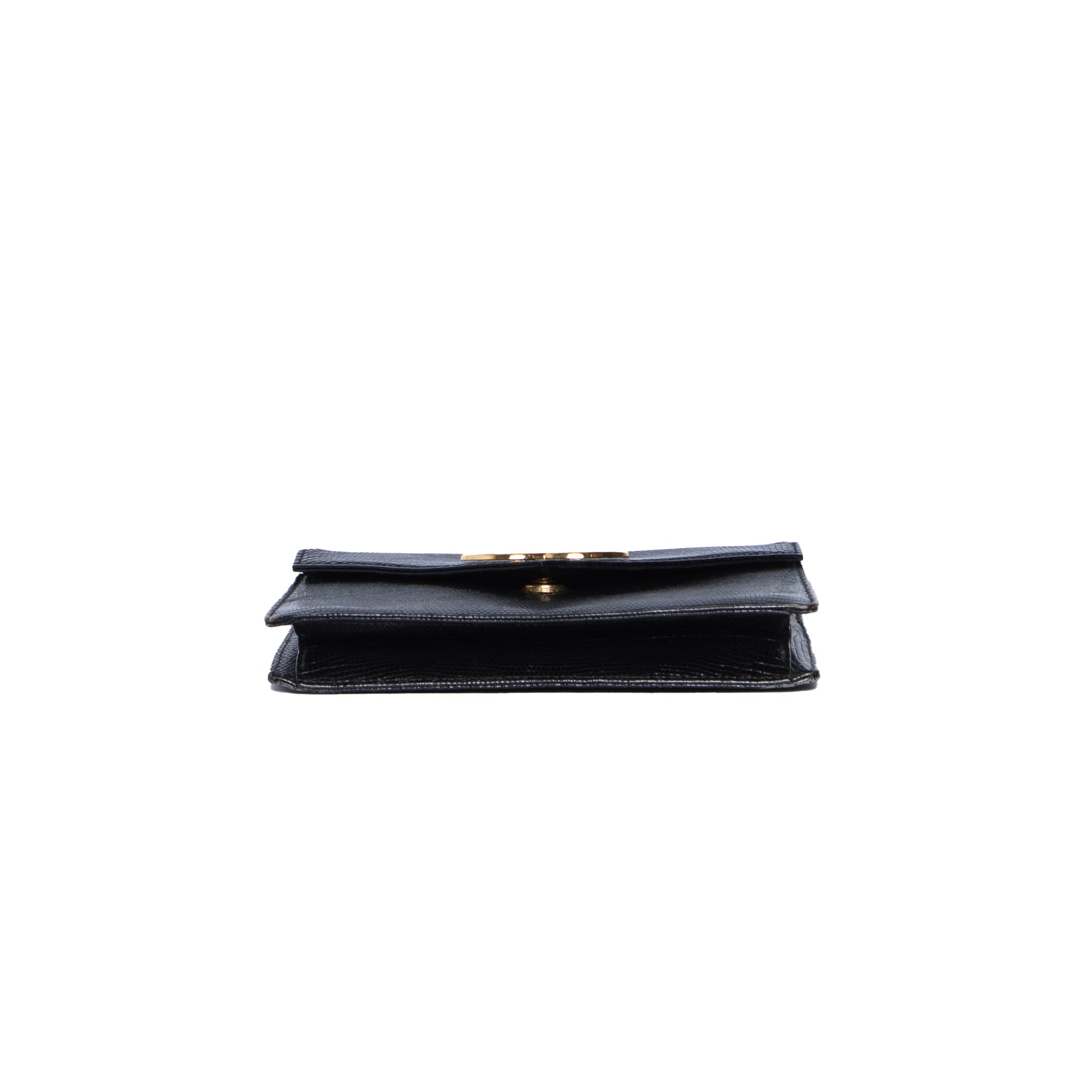 Chanel Vintage Lizard CC Envelope Single Flap (1985)