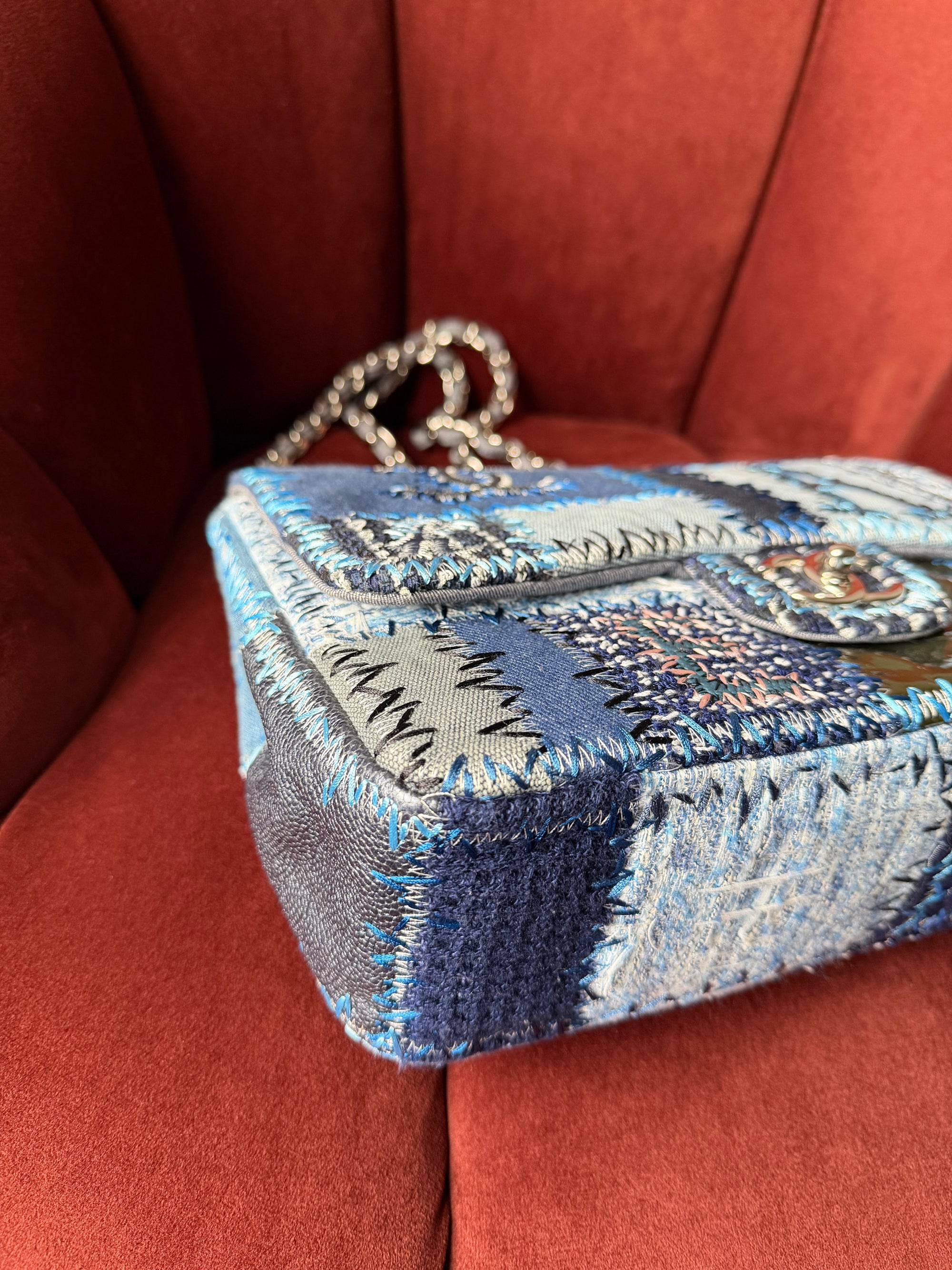 Chanel Jumbo Patchwork Single Flap (2014-15)