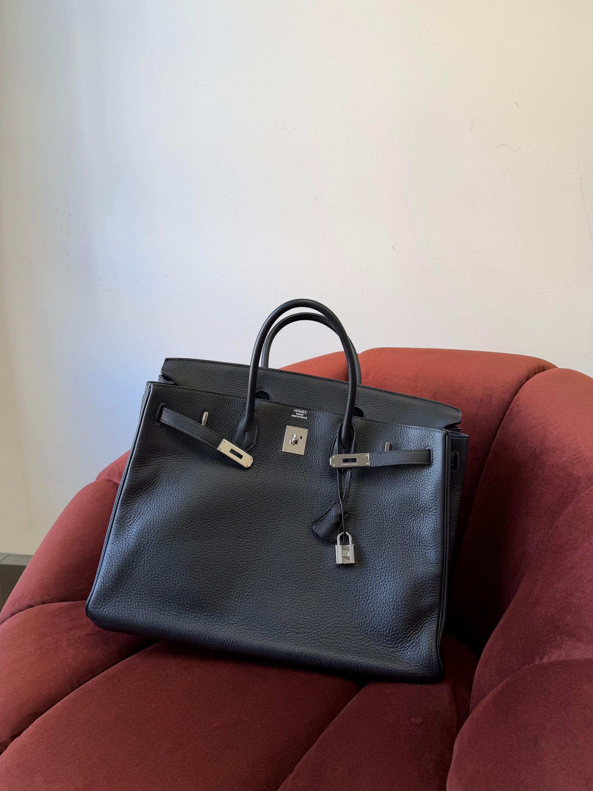 Hermès Birkin 40 In Blue Indigo Togo (2011)