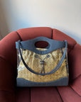 Chanel PVC Denim & Raffia Tote (2019)