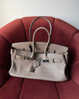 Hermès JPG Shoulder Birkin 42 In Etoupe Togo (2010)