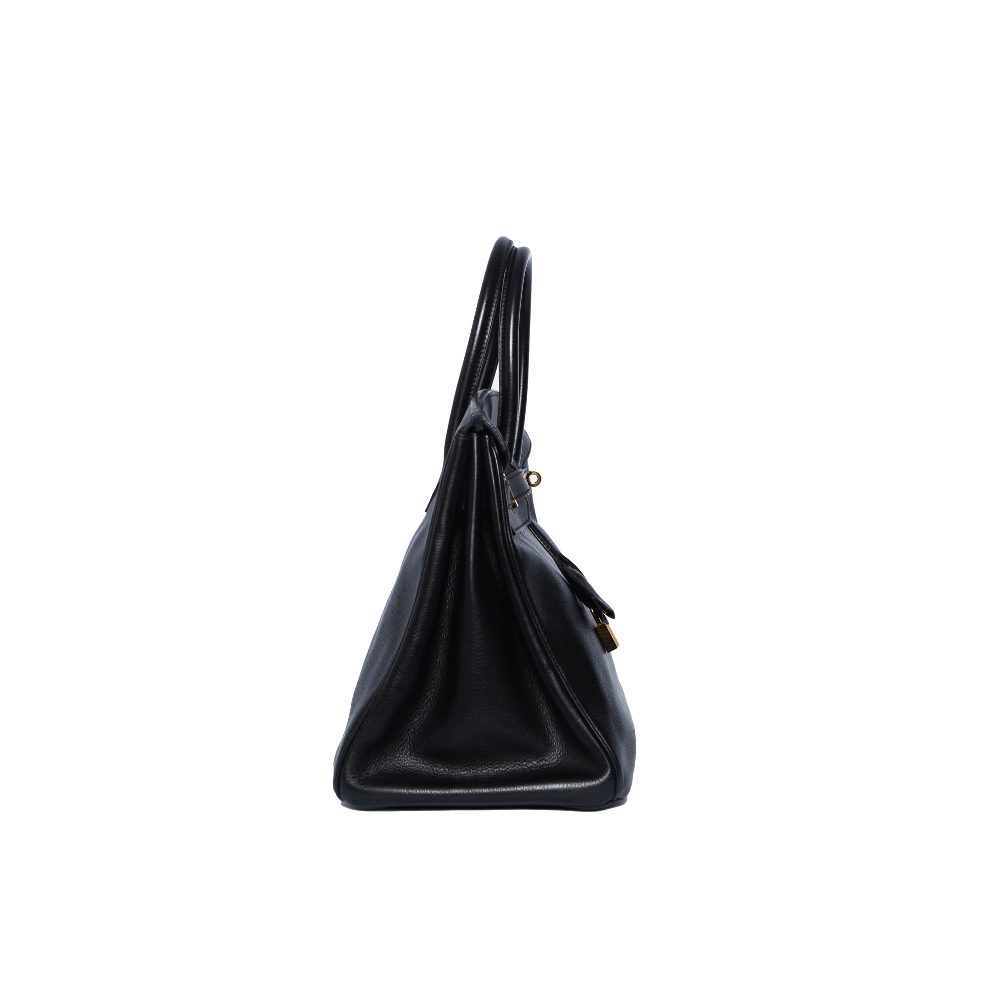 Hermès Birkin 35 In Black Evergrain Leather (2010)