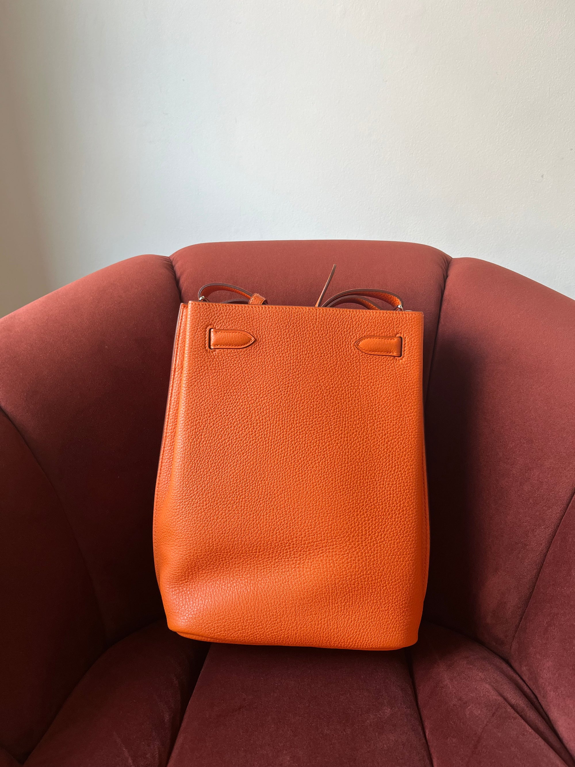 Hermès So Kelly 22 In Orange Togo (2008)