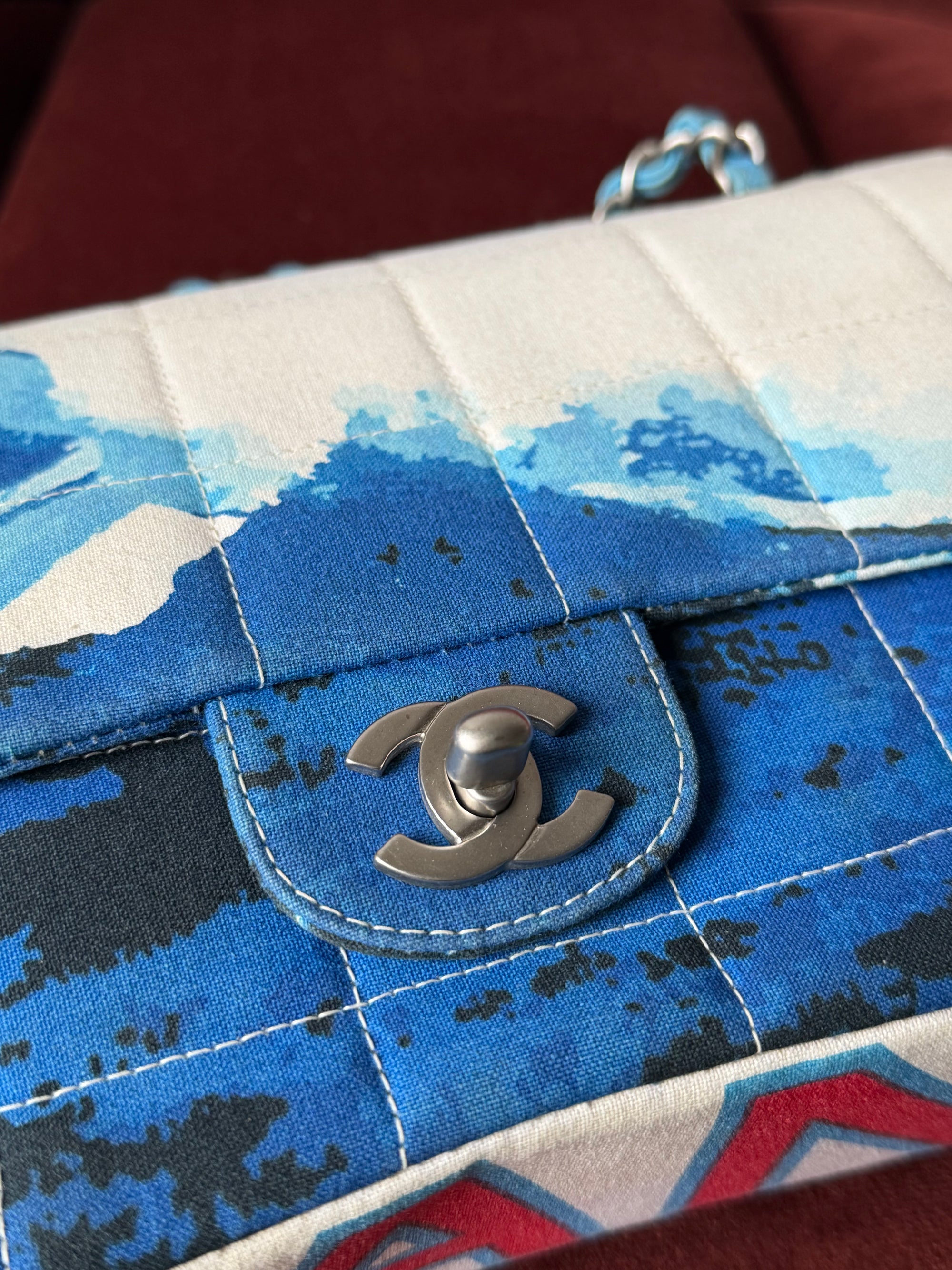 Chanel CC Beach Surf Line Flap (2002)