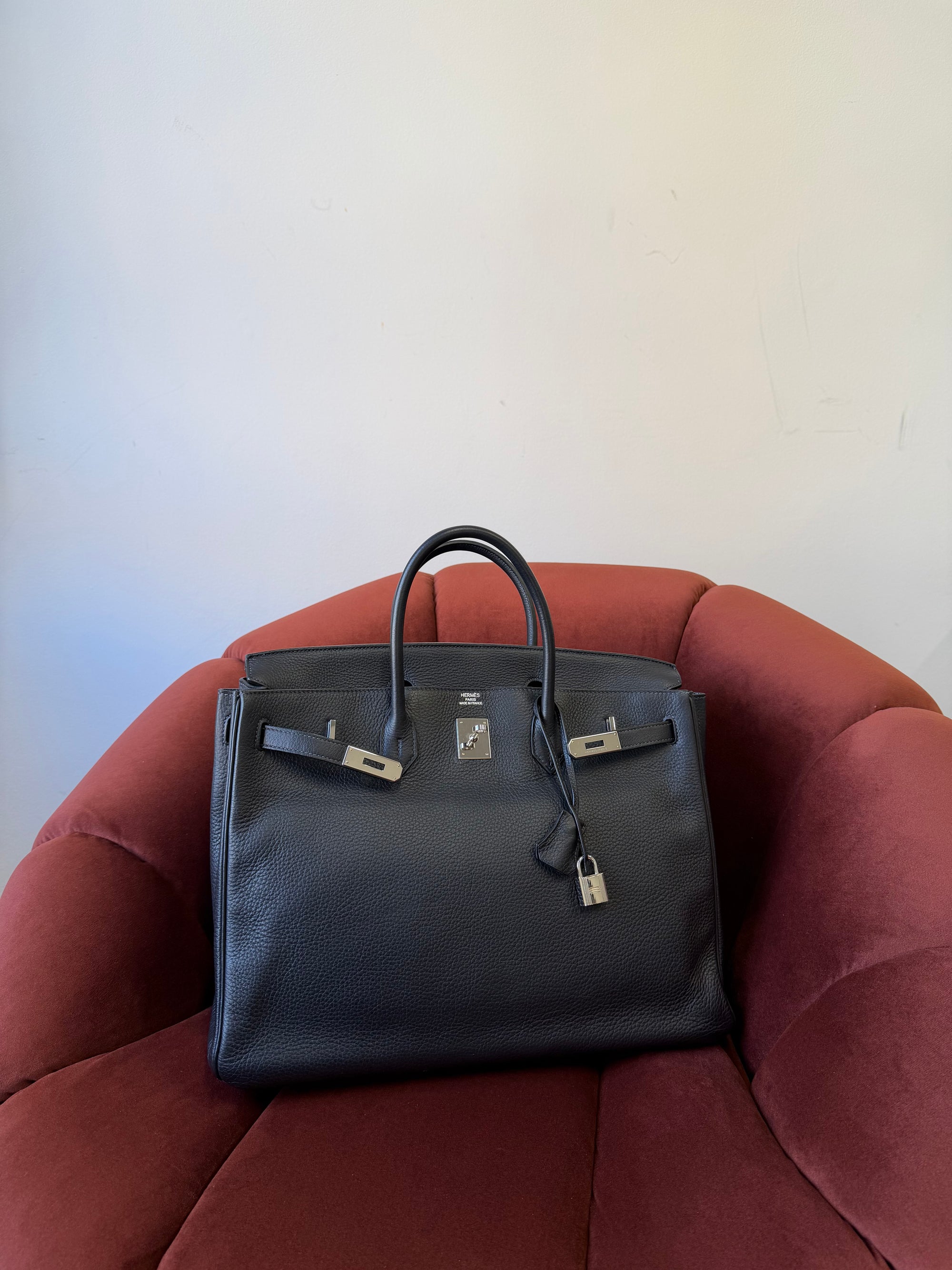 Hermès Birkin 40 In Blue Indigo Togo (2011)