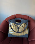Chanel PVC Denim & Raffia Tote (2019)