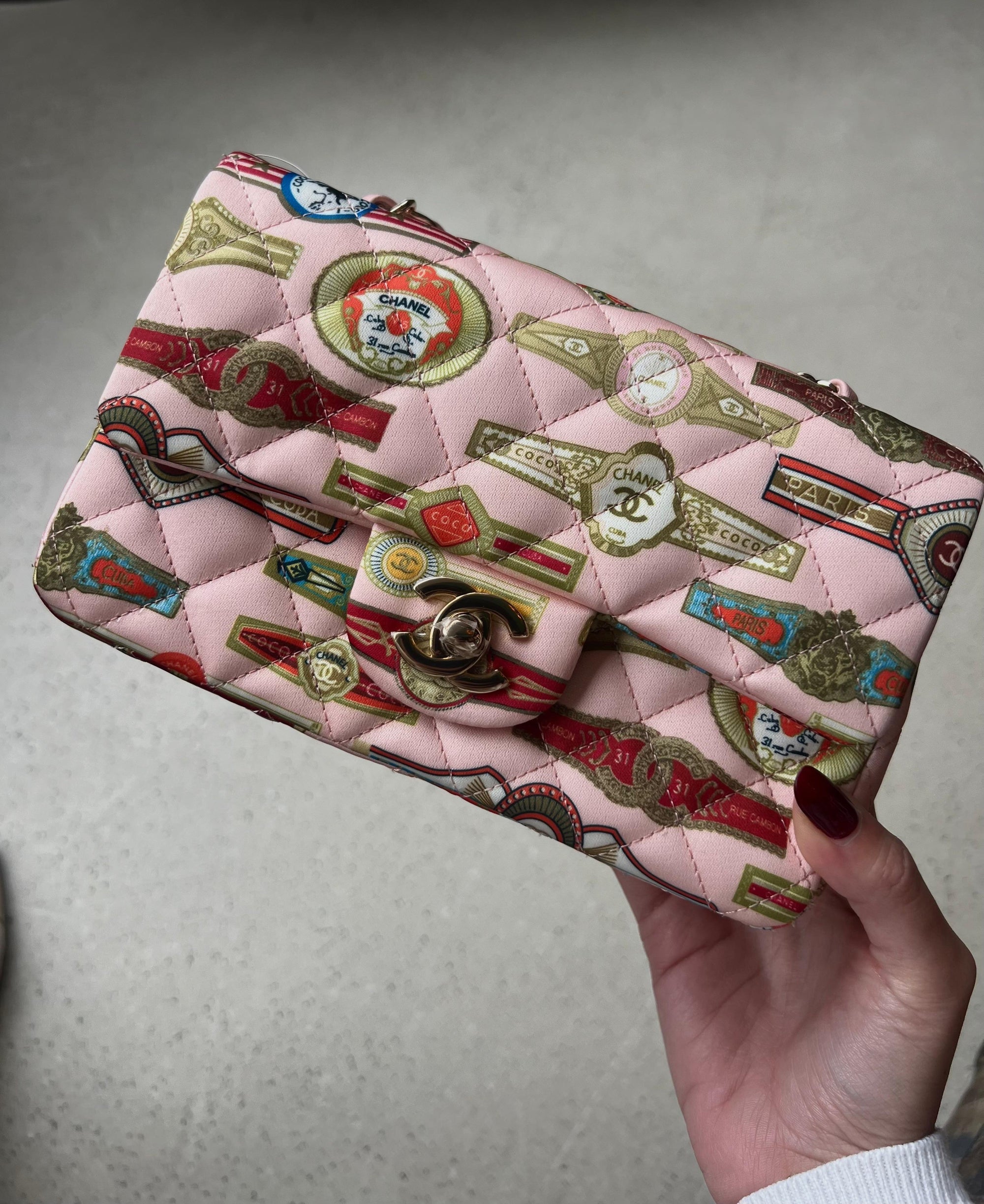 Chanel Mini Rectangular Satin Cuba Flap (2017)