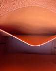 Hermès So Kelly 22 In Orange Togo (2008)
