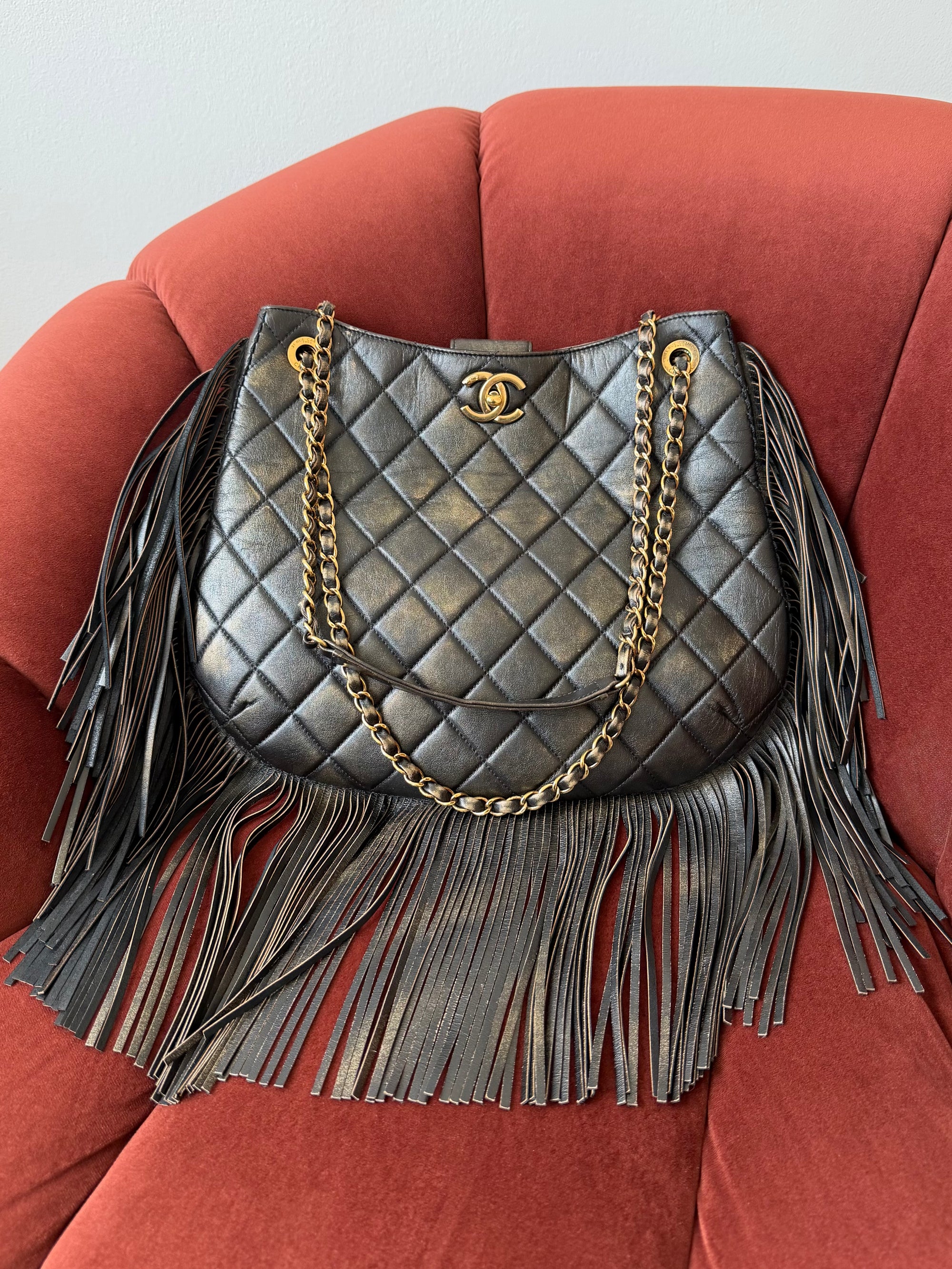 Chanel Paris-Dallas Metièrs D'Art Fringe Hobo (2014)