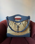 Chanel PVC Denim & Raffia Tote (2019)