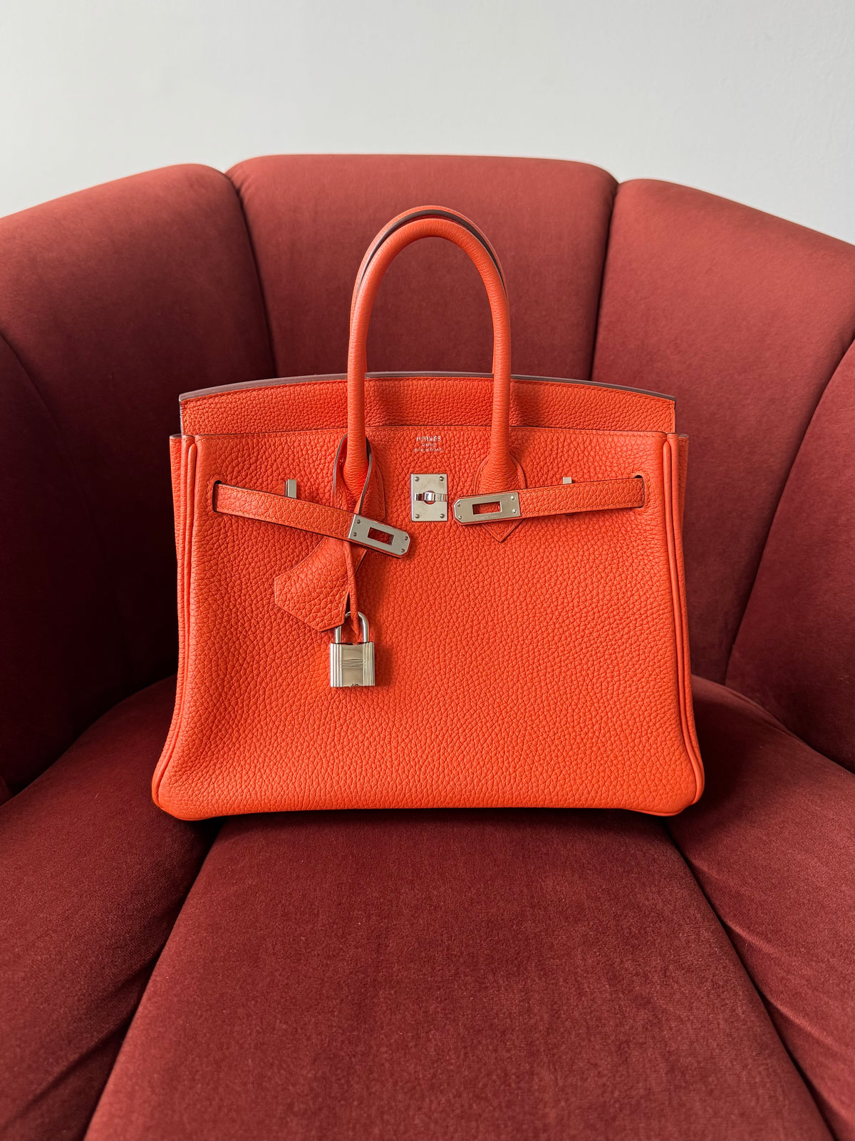 Hermès Birkin 25 In Feu Togo (2020)