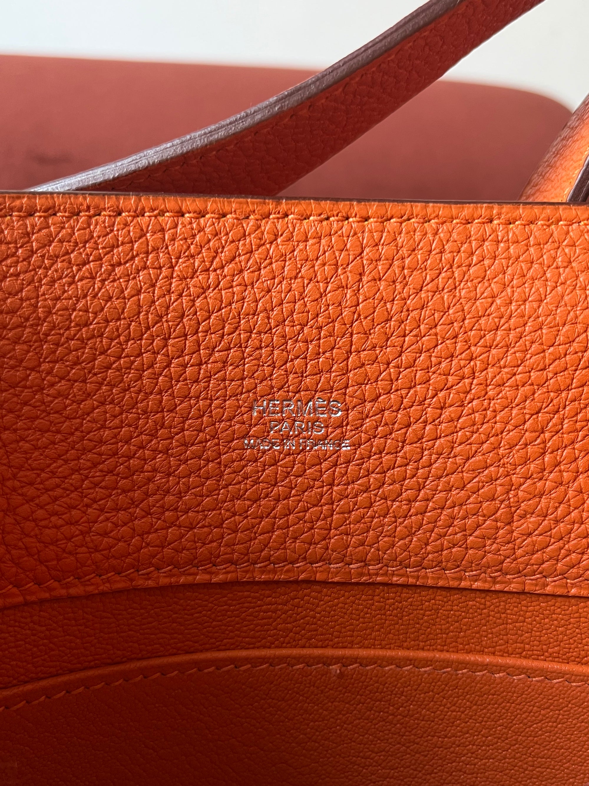 Hermès So Kelly 22 In Orange Togo (2008)