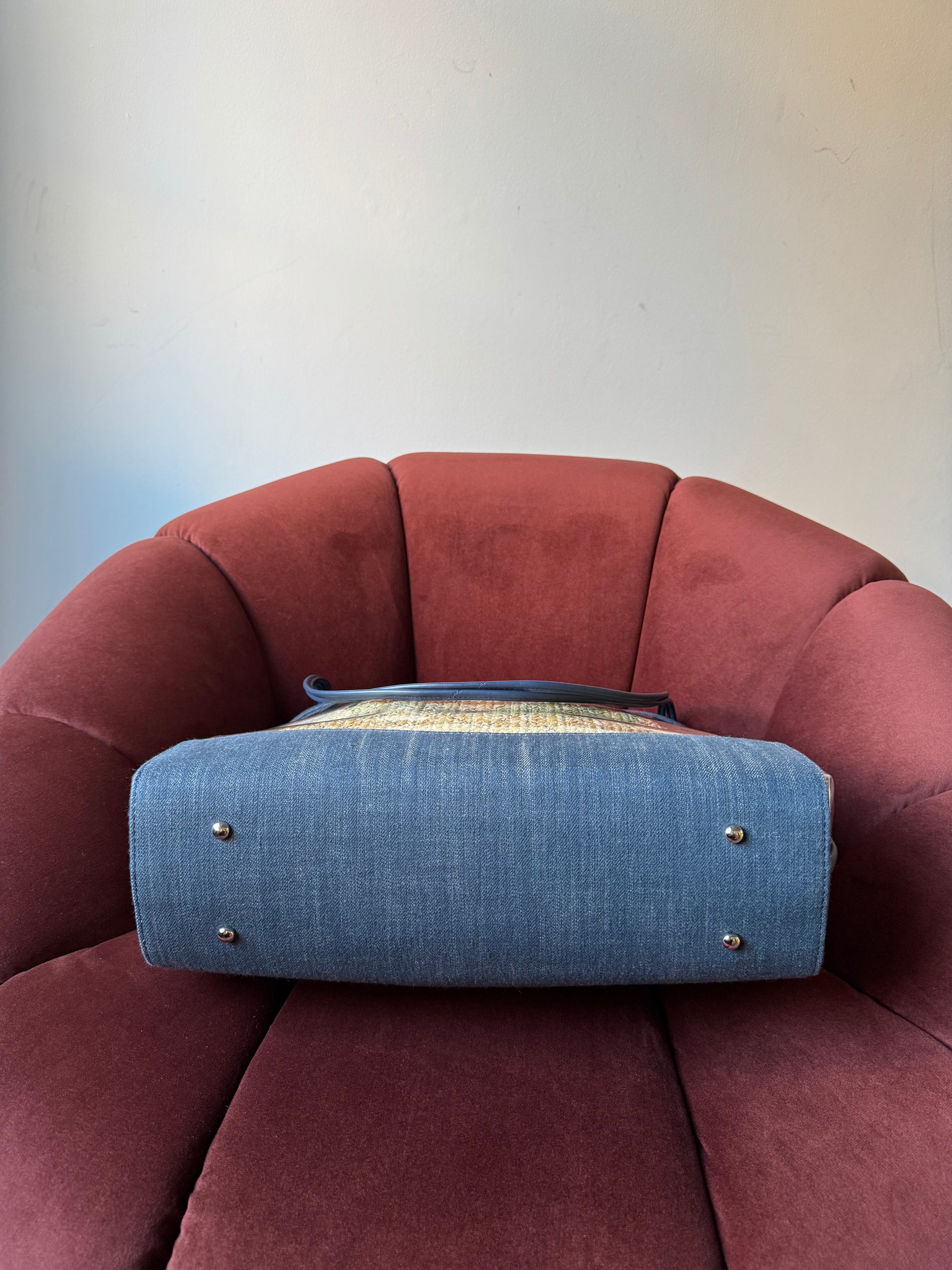 Chanel PVC Denim &amp; Raffia Tote (2019)