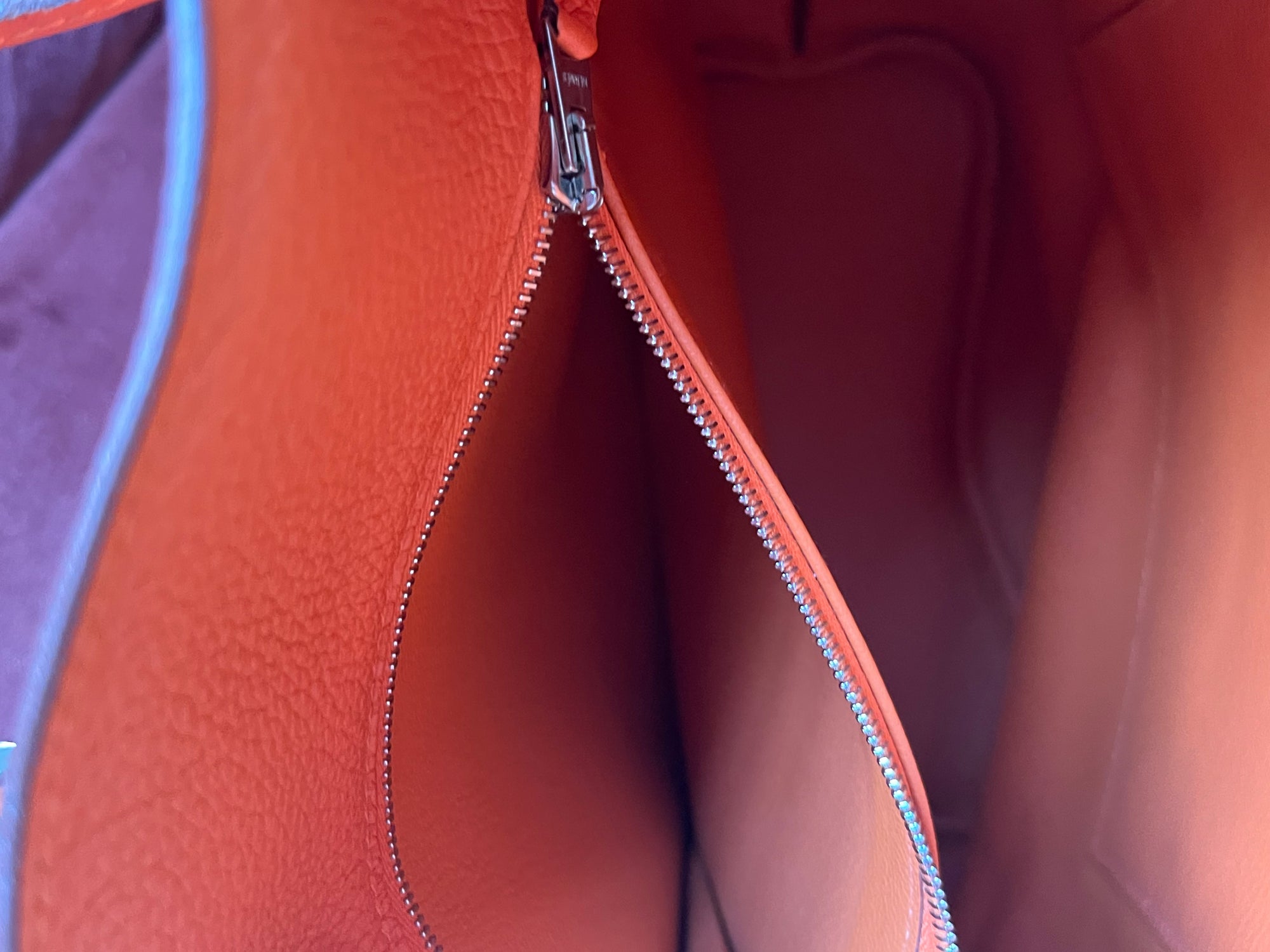 Hermès So Kelly 22 In Orange Togo (2008)