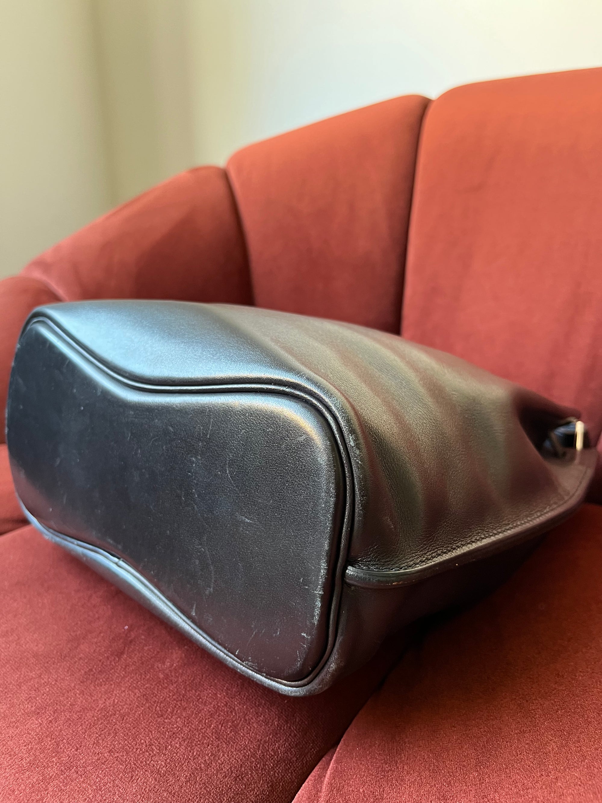 Hermès So Kelly 22 In Black Evercalf (2010)